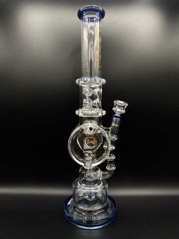 Lookah Glass Water Pipes / 18in Multi Chamber w/ Ice Catcher & Sprinkler Perc