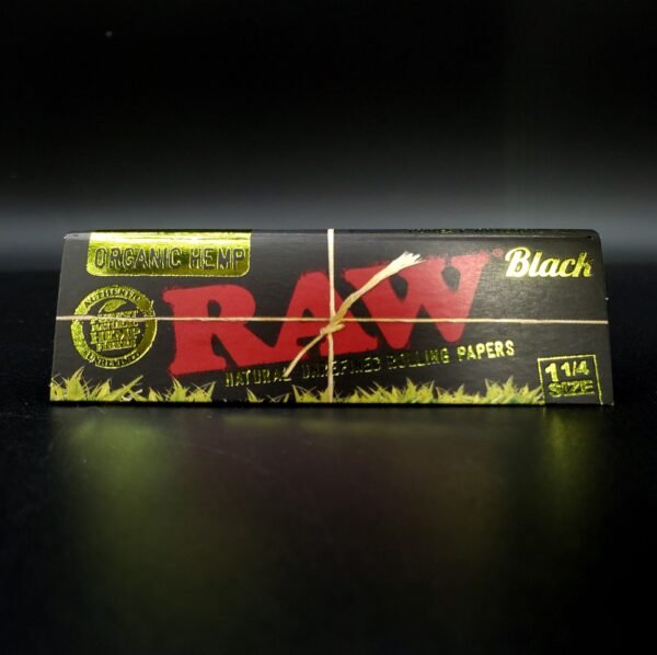 1.25 Black Organic papers - Raw