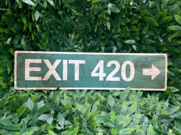 Exit 420 - Street Sign