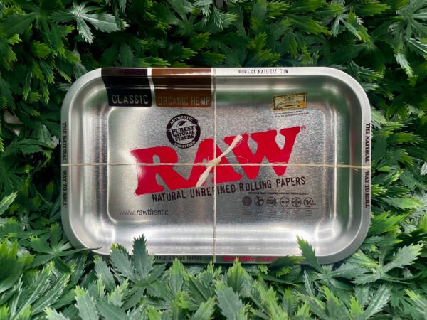 Raw Silver Medium rolling tray