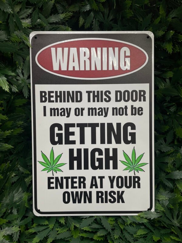Warning - Metal Sign