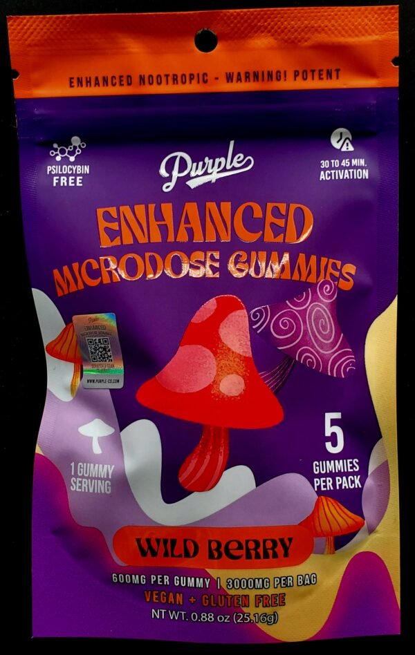 Amanita Muscaria Mushroom Gummies / Purple