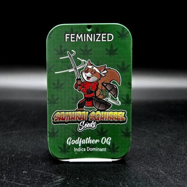 Samurai Squirrel Seeds 5ct/ Godfather OG Feminized