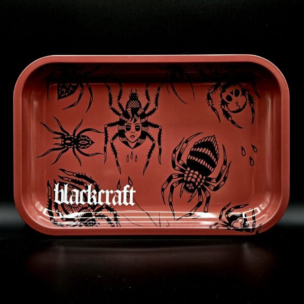 BlackCraft Lady Spider Medium Rolling Tray