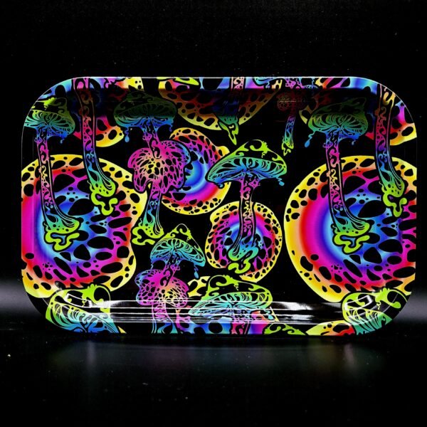 Psychedelic Mushroom Medium Rolling Tray